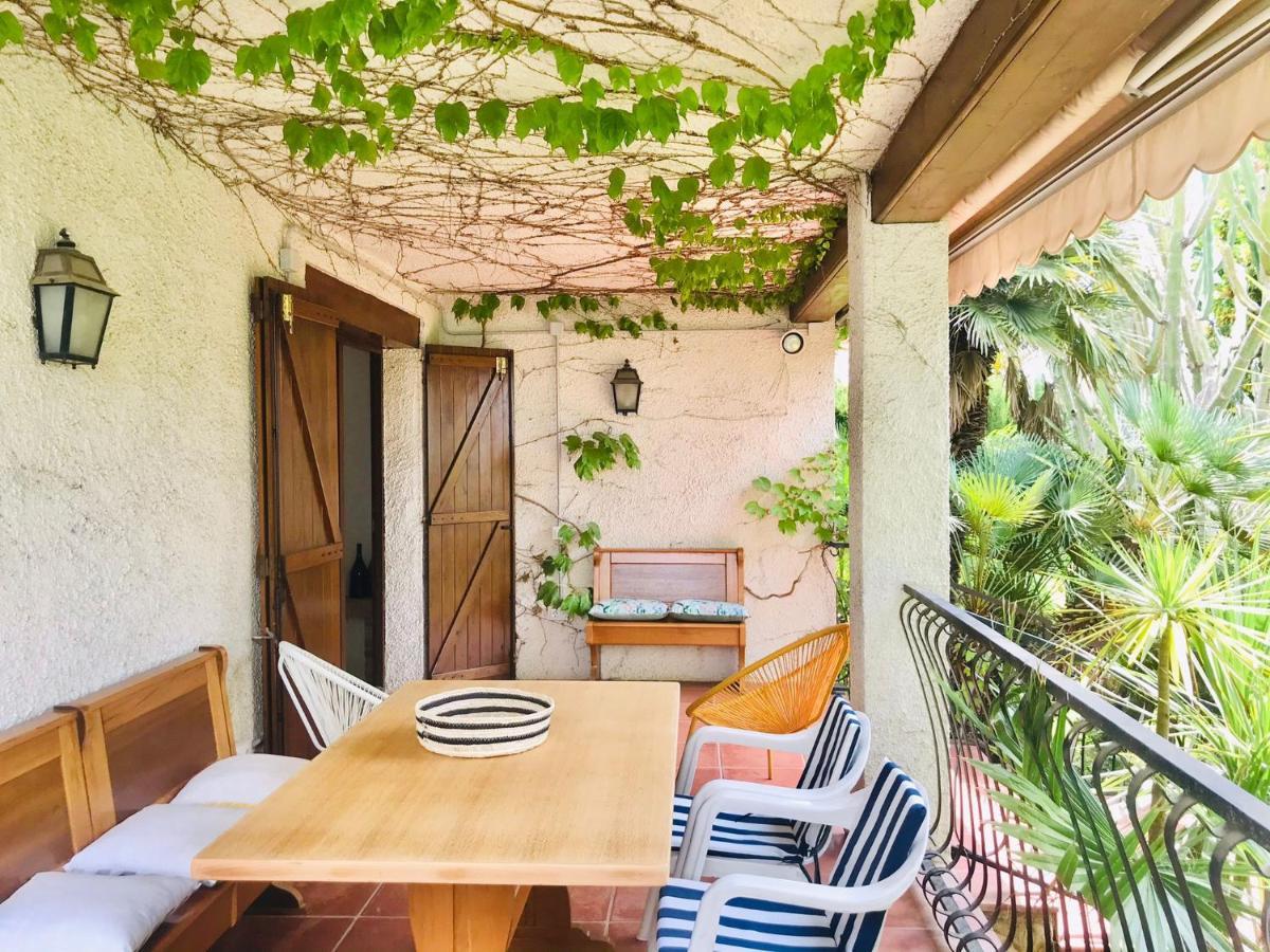 Casa Mediterranea Con Gran Jardin Y Piscina A 500 M De La Playa Roda de Bera Ngoại thất bức ảnh