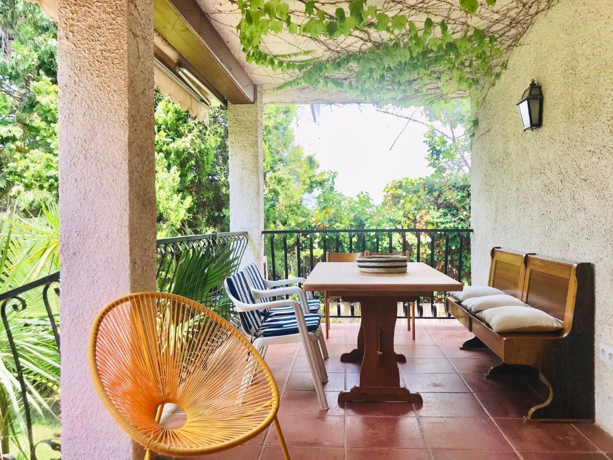 Casa Mediterranea Con Gran Jardin Y Piscina A 500 M De La Playa Roda de Bera Ngoại thất bức ảnh