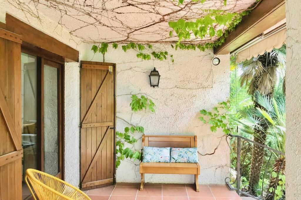 Casa Mediterranea Con Gran Jardin Y Piscina A 500 M De La Playa Roda de Bera Ngoại thất bức ảnh