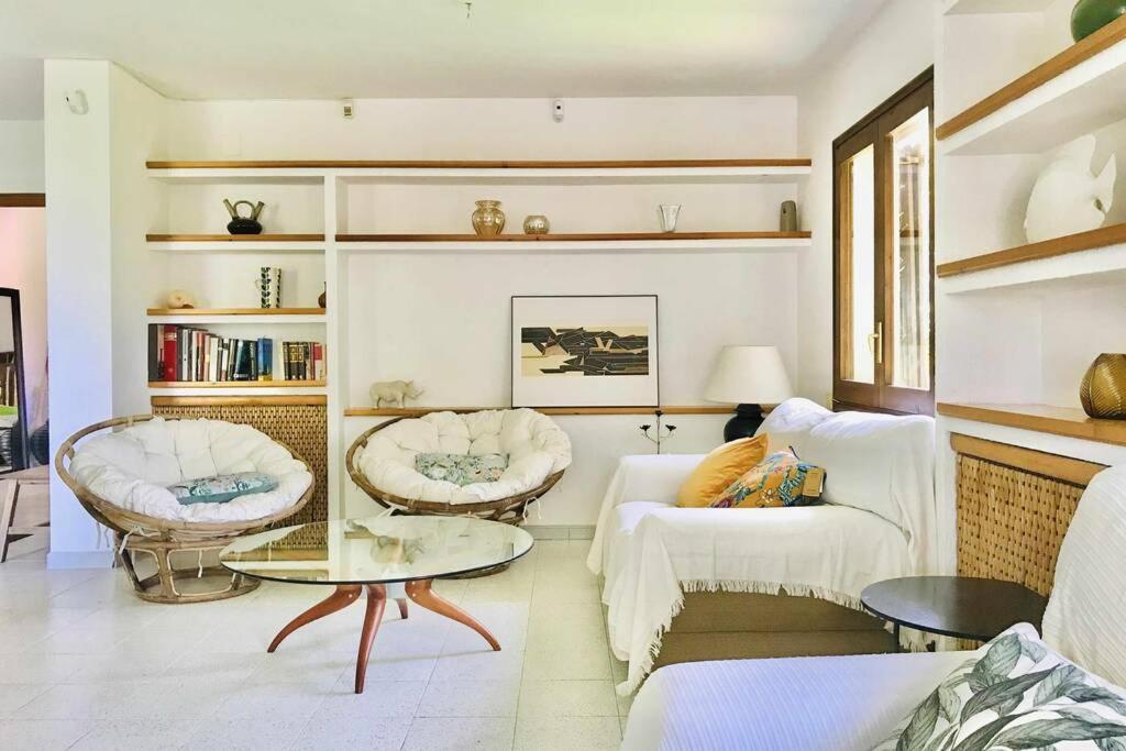 Casa Mediterranea Con Gran Jardin Y Piscina A 500 M De La Playa Roda de Bera Ngoại thất bức ảnh