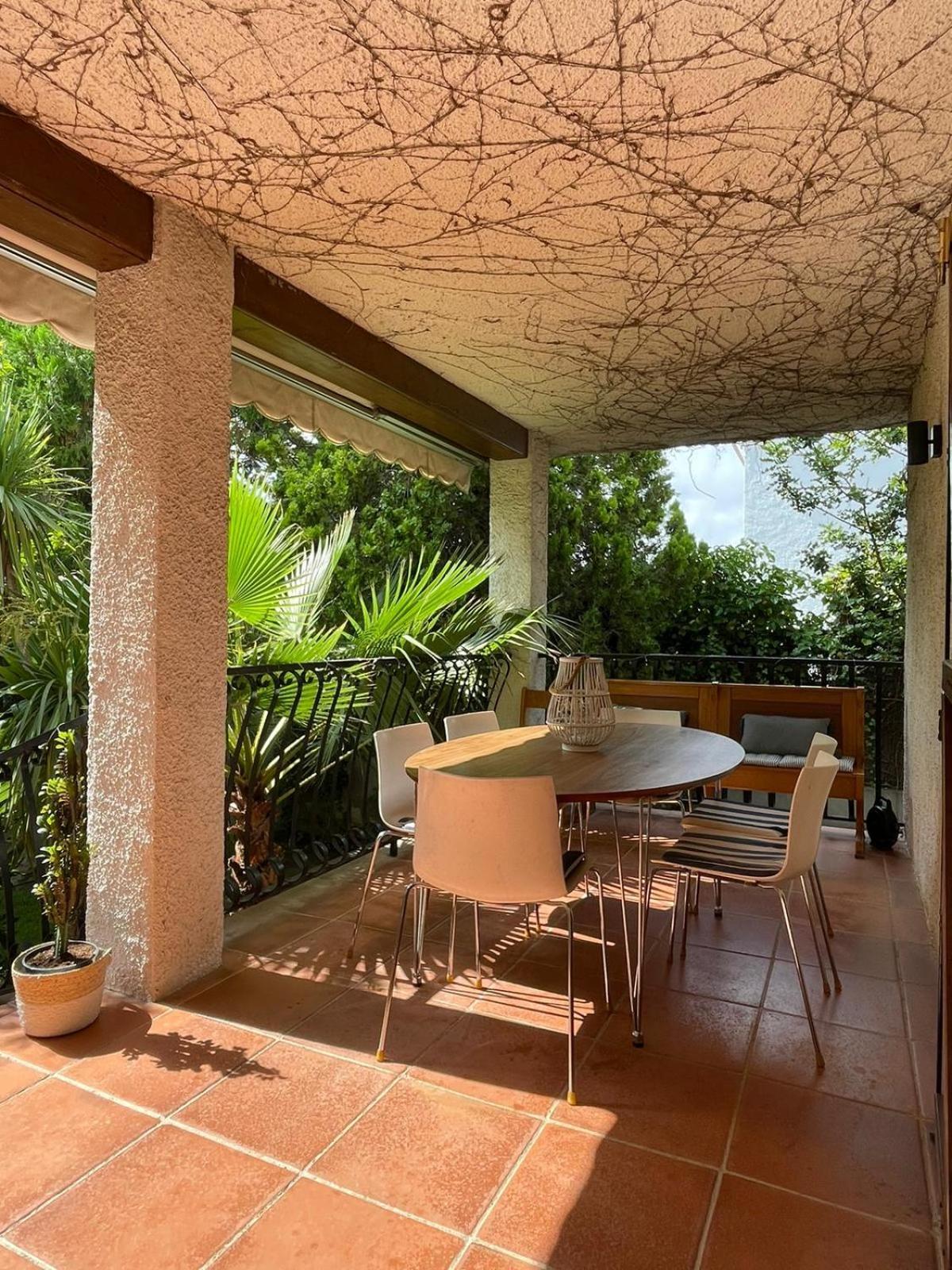 Casa Mediterranea Con Gran Jardin Y Piscina A 500 M De La Playa Roda de Bera Ngoại thất bức ảnh